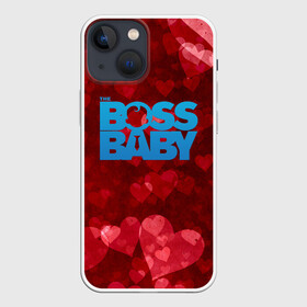 Чехол для iPhone 13 mini с принтом The Boss Baby Love в Санкт-Петербурге,  |  | boss baby | cartoon | the boss baby | босс молокосос | малой | мелкий | молокосос | мултик | мульт | мультфильм | пёсико