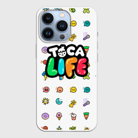 Чехол для iPhone 13 Pro с принтом Логотип | Toca Boca | Тока Бока в Санкт-Петербурге,  |  | digital toys | gamer | games | helicopter taxi | pets | toca boca | toca hair salon | toca kitchen | toca life | toca life city | toca life world | toca tea party | video games | бока бока | игры | тока бока | тока лайф | тока тока