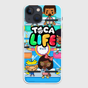 Чехол для iPhone 13 mini с принтом Toca Boca | Тока Бока аттракцион в Санкт-Петербурге,  |  | toca boca | детская игра | игра | лого | логотип | персонажи | прикоснуться ко рту | тока бока