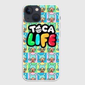 Чехол для iPhone 13 mini с принтом Toca Boca logo | Тока Бока Рита в Санкт-Петербурге,  |  | toca boca | детская игра | игра | лого | логотип | персонажи | прикоснуться ко рту | рита | тока бока