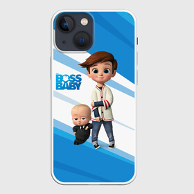 Чехол для iPhone 13 mini с принтом Boss Baby   Босс Молокосос в Санкт-Петербурге,  |  | baby | babycorp | boss | босс | бэбикорп | молокосос | темплтон | тим
