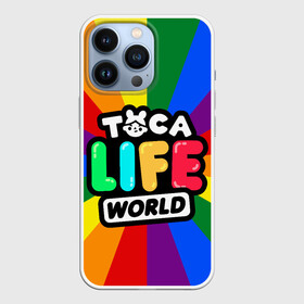 Чехол для iPhone 13 Pro с принтом TOCA LIFE WORLD   ТОКА ЛАЙФ ВОРЛД   ПОЛОСЫ в Санкт-Петербурге,  |  | Тематика изображения на принте: leon | nari | rita | toca life | toca life world | zeke | зик | леон | нари | разноцветный | рита | тока лайф ворлд