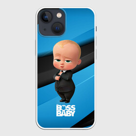 Чехол для iPhone 13 mini с принтом Босс молокосос в костюме в Санкт-Петербурге,  |  | baby | boss | boss baby | босс | босс молокосос | маленький босс | малыш | мальчик | молокосос | ребенок