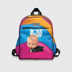 Детский рюкзак 3D с принтом Boss baby rainbow в Санкт-Петербурге, 100% полиэстер | лямки с регулируемой длиной, сверху петелька, чтобы рюкзак можно было повесить на вешалку. Основное отделение закрывается на молнию, как и внешний карман. Внутри дополнительный карман. По бокам два дополнительных кармашка | baby | boss | boss baby | босс | босс молокосос | маленький босс | малыш | мальчик | молокосос | ребенок