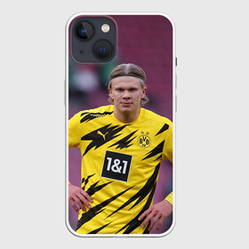 Чехол для iPhone 13 с принтом Erling Haaland в Санкт-Петербурге,  |  | erling | haaland | боруссия | футбол | футболист | холан | холанд | холаннд | холланд | холланнд | эрлинг холанн | эрлинг холаннд