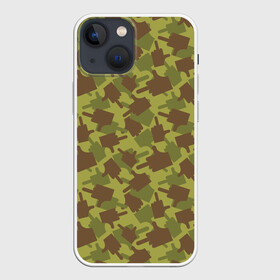 Чехол для iPhone 13 mini с принтом FUCK (камуфляж) в Санкт-Петербурге,  |  | camouflage | disguise | hunting camouflage | khaki | maskhalat | military | military camouflage | военный камуфляж | камуфляж | маскировка | масхалат | милитари | отвали | охотничий камуфляж | прикол | средний палец | цвета хаки
