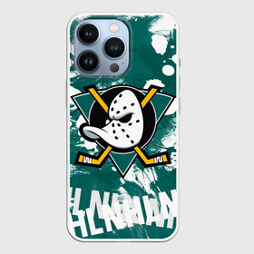 Чехол для iPhone 13 Pro с принтом Анахайм Дакс | Anaheim Ducks в Санкт-Петербурге,  |  | anahaim ducks | anaheim | anaheim ducks | ducks | hockey | mighty ducks | nhl | usa | дакс | могучие утята | нхл | спорт | сша | хоккей | шайба