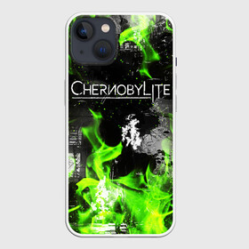 Чехол для iPhone 13 с принтом Chernobylite (зелёное пламя) в Санкт-Петербурге,  |  | chernobylite | зона отчуждения | игры | сталкер | чаэс | чернобылит | чернобыль