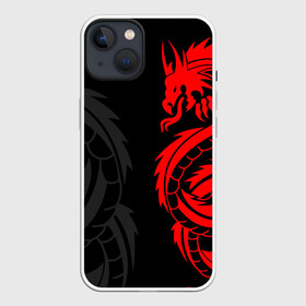 Чехол для iPhone 13 с принтом КРАСНЫЙ ДРАКОН ТАТУ   RED DRAGON TATTOO в Санкт-Петербурге,  |  | anime | blood | dragon | japan | katana | knight | samurai | senpai | snake | sun | warior | аниме | воин | дракон | животные | змея | катана | красный дракон | кровавая | кровавый | кровь | луна | меч | мифология | сакура | самураи | самурай |