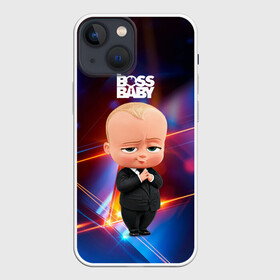 Чехол для iPhone 13 mini с принтом Босс молокосос (деловой стиль) в Санкт-Петербурге,  |  | baby | boss | boss baby | босс | босс молокосос | маленький босс | малыш | мальчик | молокосос | ребенок