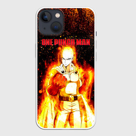 Чехол для iPhone 13 с принтом Сайтама в огне | One Punch Man в Санкт-Петербурге,  |  | hagemanto | one punch man | one punchman | onepunchman | saitama | sensei | аниме | ван панч мен | ванпанчмен | лысый плащ | манга | сайтама | сильнейший человек | учитель | человек одинудар | человек одного удара