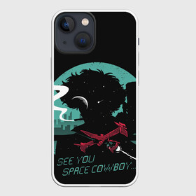 Чехол для iPhone 13 mini с принтом Ковбой  Бибоп в Санкт-Петербурге,  |  | cowboy bebop | space | джет блэк | ковбой  бибоп | спайк шпигель