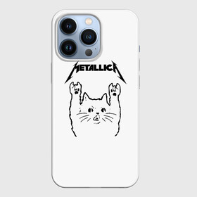 Чехол для iPhone 13 Pro с принтом Metallica   Meowtallica. в Санкт-Петербурге,  |  | metallica | кот | котэ | металлика | музыка | рок