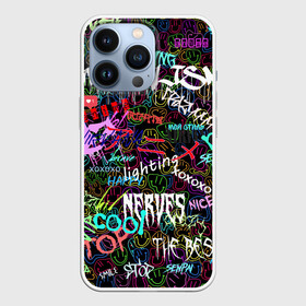 Чехол для iPhone 13 Pro с принтом neon graffiti | Smile в Санкт-Петербурге,  |  | bright | graffiti | inscriptions | neon | smile | абстракция | граффити | надписи | неон | смайлы