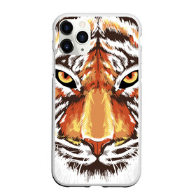 Чехол для iPhone 11 Pro матовый с принтом Морда тигра от John Art в Санкт-Петербурге, Силикон |  | животные | новый год | праздник | тигр