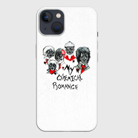 Чехол для iPhone 13 с принтом Группа My Chemical Romance в противогазах в Санкт-Петербурге,  |  | death spells | electric century | gerard way | leathermouth | mcr | my chemical romance | pencey prep | альтернативный | джерард уэй | май кемикал романс | майки уэй | мкр | мой химический роман | мср | мхр | мцр | панк | поп | поппанк | рок