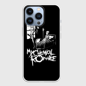 Чехол для iPhone 13 Pro с принтом My Chemical Romance уходящий в окно в Санкт-Петербурге,  |  | mcr | my chemical romance | альтернативный | май кемикал романс | мкр | мой химический роман | мср | мхр | мцр | панк | поп | поппанк | рок группа