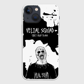 Чехол для iPhone 13 mini с принтом Velial Squad свет или тьма, в Санкт-Петербурге,  |  | Тематика изображения на принте: pharaoh | velial | velial squad | velialsquad | велиал сквад | глубина | реакция | рэп