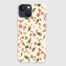 Чехол для iPhone 13 mini с принтом Тёплая осень в Санкт-Петербурге,  |  | арт | дерево | листок | листья | листья дерева | листья деревьев | осень | рисунок