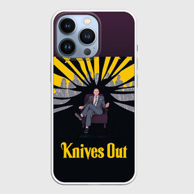 Чехол для iPhone 13 Pro с принтом Достать ножи Knives out в Санкт-Петербурге,  |  | даниэл крейг | джеймс бонд | достать ножи | крейг | ножи | фильм про ножи