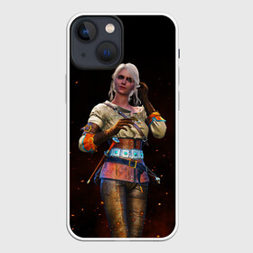 Чехол для iPhone 13 mini с принтом Сiri в Санкт-Петербурге,  |  | ciri | fire | wild hunt | witch | witcher | амулет | ведьма | ведьмак | волк | дикая охота | оберег | огонь | цири