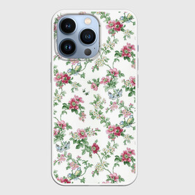 Чехол для iPhone 13 Pro с принтом Весенняя жизнь в Санкт-Петербурге,  |  | арт | бабочка | бабочки | весна | куст | куст цветов | кусты | кусты цветов | пчела | пчёлы | рисунок | цветок | цветы | яркие цветы | яркий цветок