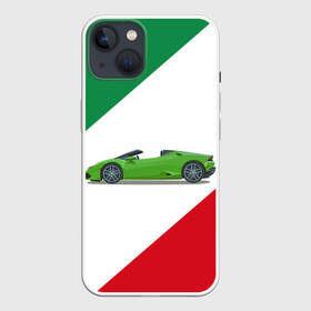 Чехол для iPhone 13 с принтом Lamborghini (Италия) в Санкт-Петербурге,  |  | auto | car | cars | italia | italy | lamborghini | авто | автомобиль | италия | ламбо | ламборгини | машина | тачка