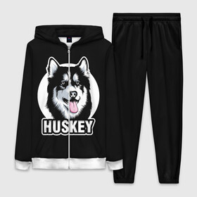 Женский костюм 3D с принтом Собака Хаски (Husky) в Санкт-Петербурге,  |  | alaska | animal | dog | husky | siberian husky | wolf | аляскинский маламут | волк | год собаки | друг человека | ездовая собака | животное | зверь | кинолог | лайка | пёс | сибирский хаски | сибирь | собака хаски