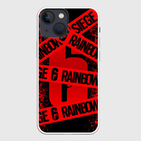 Чехол для iPhone 13 mini с принтом Rainbow Six Siege: Опасно для жизни. в Санкт-Петербурге,  |  | 6 | outbreak | rainbow | rainbow six siege | six | tom clancys | радуга осада | том клэнси