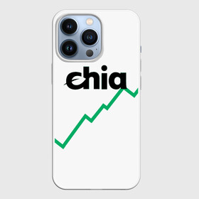 Чехол для iPhone 13 Pro с принтом Криптовалюта Чиа в Санкт-Петербурге,  |  | Тематика изображения на принте: 2021 | 2022 | bitcoin | btc | chia | chia network | dogecoin | ethereum | ssd | xch | биткоин | в топе | в тренде | жёсткие диски | крипта | криптовалюта | майнинг | чиа