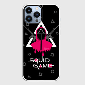 Чехол для iPhone 13 Pro Max с принтом Squid game: guard with M 16 в Санкт-Петербурге,  |  | Тематика изображения на принте: actionadventure | guard | killer | m16 submachine gun | security guard | south korean | squid game | survival game | thriller | web series | автомат м16 | веб сериал | игра в кальмара | игра на выживание | охранник | приключенческий боевик | стра