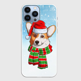 Чехол для iPhone 13 Pro Max с принтом Новогодний Корги   New Years Corgi в Санкт-Петербурге,  |  | christmas | corgi | dog | santa | дед мороз | елка | зима | корги | новый год | рождество | санта | снег | снегурочка | снежинка | собака | собачка | щенок