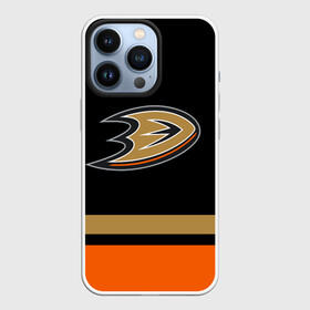 Чехол для iPhone 13 Pro с принтом Anaheim Ducks | Анахайм Дакс в Санкт-Петербурге,  |  | anahaim ducks | anaheim | anaheim ducks | ducks | hockey | mighty ducks | nhl | usa | дакс | могучие утята | нхл | спорт | сша | хоккей | шайба
