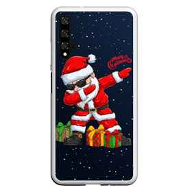 Чехол для Honor 20 с принтом SANTA DABBING в Санкт-Петербурге, Силикон | Область печати: задняя сторона чехла, без боковых панелей | Тематика изображения на принте: christmas | dab | dabbing | santa | дед мороз | елка | зима | новый год | подарок | рождество | санта | снег | снегурочка | снежинка