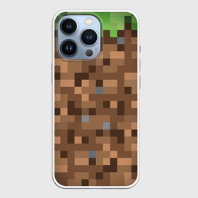 Чехол для iPhone 13 Pro с принтом ЗЕМЛЯ | DIRT | MINECRAFT в Санкт-Петербурге,  |  | block | box | dirt | minecraft | pixels | texture | биом | блок | земля | майнкрафт | пиксели | пиксельный | текстура