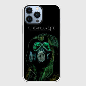 Чехол для iPhone 13 Pro Max с принтом CHERNOBYLlite на чёрном фоне в Санкт-Петербурге,  |  | Тематика изображения на принте: выживалка | игра | сталкер | стрелялка | чернобль | шутер