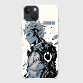 Чехол для iPhone 13 с принтом One Punch Man Генос в Санкт-Петербурге,  |  | genos | genoсide | jenosu | one punch man | one punchman | onepunchman | oni saibogu | аниме | ван панч мен | ванпанчмен | генос | кибердемон | кибернетическое тело | манга | сильнейший человек | человек одинудар | человек одного удара