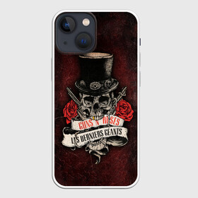 Чехол для iPhone 13 mini с принтом ГЭР Череп в Санкт-Петербурге,  |  | alternative | guns n roses | metall | music | rock | альтернатива | ганс энд росес | металл | музыка | пушки и розы | рок