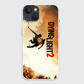 Чехол для iPhone 13 с принтом DYING LIGHT 2 НОВЫЙ МИР в Санкт-Петербурге,  |  | apocalypsis | dying light | dying light 2 | dying light the following | haran | horror | kyle craig | monsters | survivor | zombie | апокалипсис | выживалка | даинг лайт | зомби | кайл крейн | монстры | харан