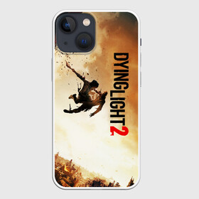 Чехол для iPhone 13 mini с принтом DYING LIGHT 2 НОВЫЙ МИР в Санкт-Петербурге,  |  | apocalypsis | dying light | dying light 2 | dying light the following | haran | horror | kyle craig | monsters | survivor | zombie | апокалипсис | выживалка | даинг лайт | зомби | кайл крейн | монстры | харан