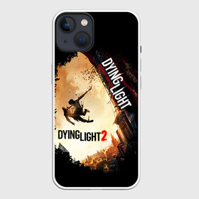 Чехол для iPhone 13 с принтом DYING LIGHT 2 NEW WORLD в Санкт-Петербурге,  |  | apocalypsis | dying light | dying light 2 | dying light the following | haran | horror | kyle craig | monsters | survivor | zombie | апокалипсис | выживалка | даинг лайт | зомби | кайл крейн | монстры | харан