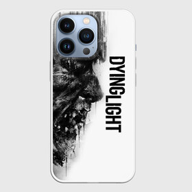 Чехол для iPhone 13 Pro с принтом DYING LIGHT BLACK  WHITE ZOMBIE FACE в Санкт-Петербурге,  |  | apocalypsis | dying light | dying light 2 | dying light the following | haran | horror | kyle craig | monsters | survivor | zombie | апокалипсис | выживалка | даинг лайт | зомби | кайл крейн | монстры | харан