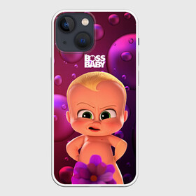 Чехол для iPhone 13 mini с принтом Босс   молокосос в душе в Санкт-Петербурге,  |  | Тематика изображения на принте: baby | boss | boss baby | босс | босс молокосос | маленький босс | малыш | мальчик | молокосос | ребенок
