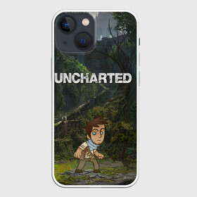 Чехол для iPhone 13 mini с принтом Uncharted | На картах не значится в Санкт-Петербурге,  |  | drakes fortune святилище | nathan drake uncharted | uncharted джунгли | анчартед дрейк | натан дрейк | натан дрейк в джунглях | охотник за сокровищами дрейк