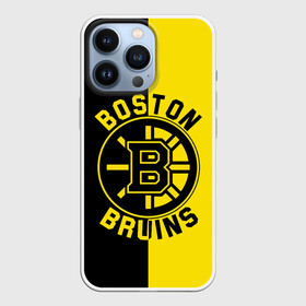 Чехол для iPhone 13 Pro с принтом Boston Bruins, Бостон Брюинз в Санкт-Петербурге,  |  | boston | boston bruins | bruins | hockey | nhl | usa | бостон | бостон брюинз | нхл | спорт | сша | хоккей | шайба