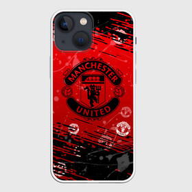 Чехол для iPhone 13 mini с принтом Manchester United: Возвращения Ronaldo. в Санкт-Петербурге,  |  | fc | fcmu | football | football club | manchester united | red devils | sport | красные дьяволы | манчестер юнайтед | спорт | фк | фкмю | футбол | футбольный клуб