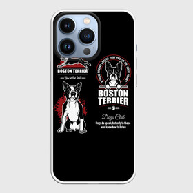 Чехол для iPhone 13 Pro с принтом Бостон Терьер (Boston Terrier) в Санкт-Петербурге,  |  | Тематика изображения на принте: a | boston terrier | bull terrier | bulldog | dog | terrier | бостон терьер | бостонский терьер | бульдог | бультерьер | год собаки | друг человека | животное | зверь | ищейка | кинолог | кость | пёс | собака бостон терьер