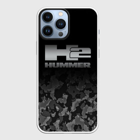 Чехол для iPhone 13 Pro Max с принтом H2 | HUMMER LOGO в Санкт-Петербурге,  |  | Тематика изображения на принте: auto | h1 | h2 | hammer | hmmwv | hummer | logo | авто | ам | военный | военный автомобиль | лого | логотип | милитари | миллитари | хаки | хамер | хаммер