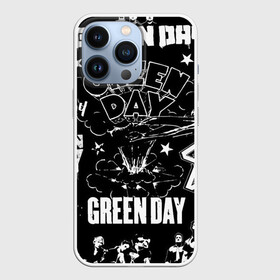 Чехол для iPhone 13 Pro с принтом Грин дэй узор в Санкт-Петербурге,  |  | alternative | green day | greenday | music | punk | punkrock | rock | альтернатива | грин дэй | гриндэй | музыка | панк | панкрок | рок