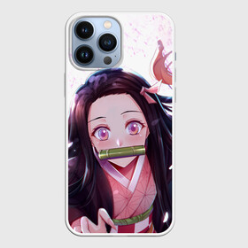 Чехол для iPhone 13 Pro Max с принтом Незуко Камадо | Nezuko в Санкт-Петербурге,  |  | anime | demon slayer | kimetsu no yaiba | nezuko | аниме | камадо | клинок | клинок рассекающий демонов | манга | незуко | незуко камадо | рассекающий демонов